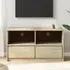 Newport TV Stand with 2 Drawers - Oak, Pine