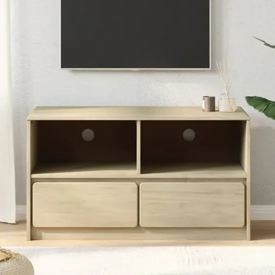 Newport TV Stand with 2 Drawers - Oak, Pine