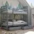 Newry Bunk Bed with Storage - Grey, Wood