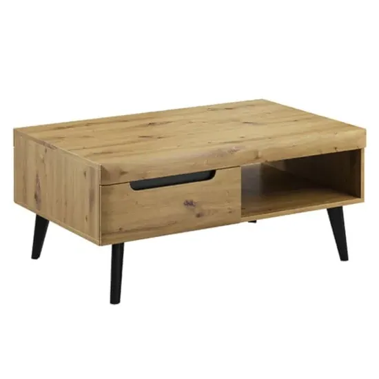 Newry Coffee Table with Storage - Artisan Oak