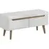 Newry TV Stand with Storage - White