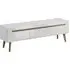 Newry TV Stand with Storage - White