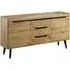 Newry Wooden Sideboard with 2 Doors 3 Drawers - Artisan Oak