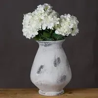 Nexus Decorative Vase - Antique White, Ceramic