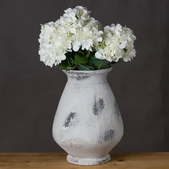 Nexus Decorative Vase - Antique White, Ceramic