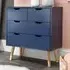 Niceville 4 Drawer Chest - Blue, Wood