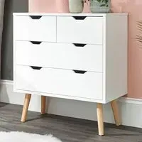Niceville 4 Drawer Chest - White, Wood