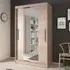 Nichols 2-Door Wardrobe with Sliding Doors - Sonoma Oak