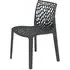 Nicole Side Chair - Anthracite, Polypropylene