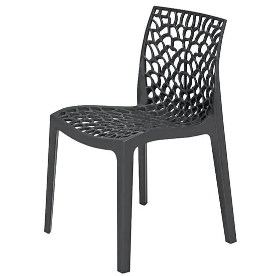 Nicole Side Chair - Anthracite, Polypropylene image