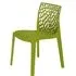 Nicole Side Chair - Green, Polypropylene