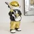 Nicolet Rocking Guitar Astronaut Sculpture - Black, White, Gold