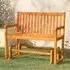 Nihara Wooden Swing Garden Bench - Natural, Acacia