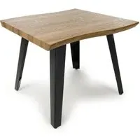 Niles Curved End Table - Natural, MDF