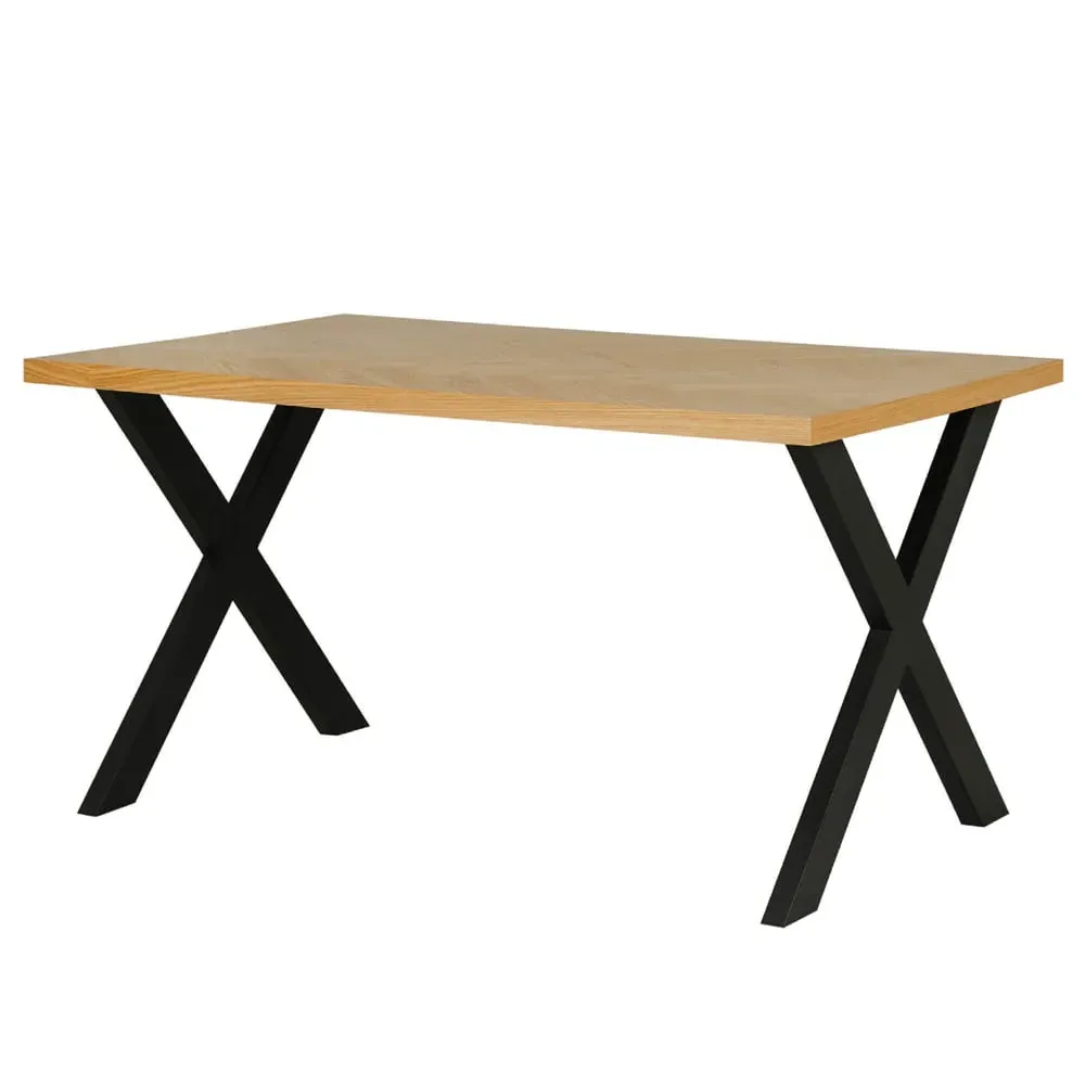 Niles Dining Table - Natural Oak, Engineered Wood