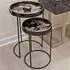 Ninilchik Nest of 2 Tables - Black, Metal