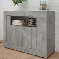 Nitro 2-Door Sideboard - Cement, Wood