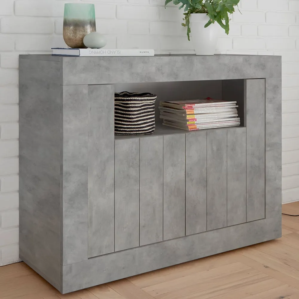 Nitro 2-Door Sideboard - Cement, Wood image
