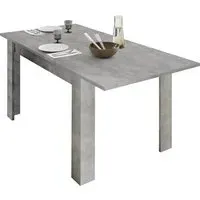 Nitro Extendable Dining Table - Cement, Wood