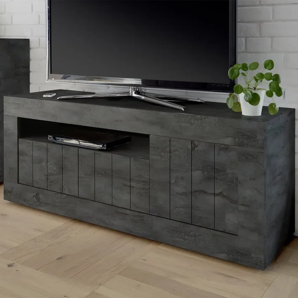 Nitro TV Stand with Storage - Oxide, Wood image