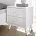 Nivea Bedside Cabinet - Serigraphy White