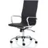 Nola High Back Executive Office Chair - Black, Faux Leather
