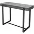 Norton Console Table - Grey, Sintered Stone