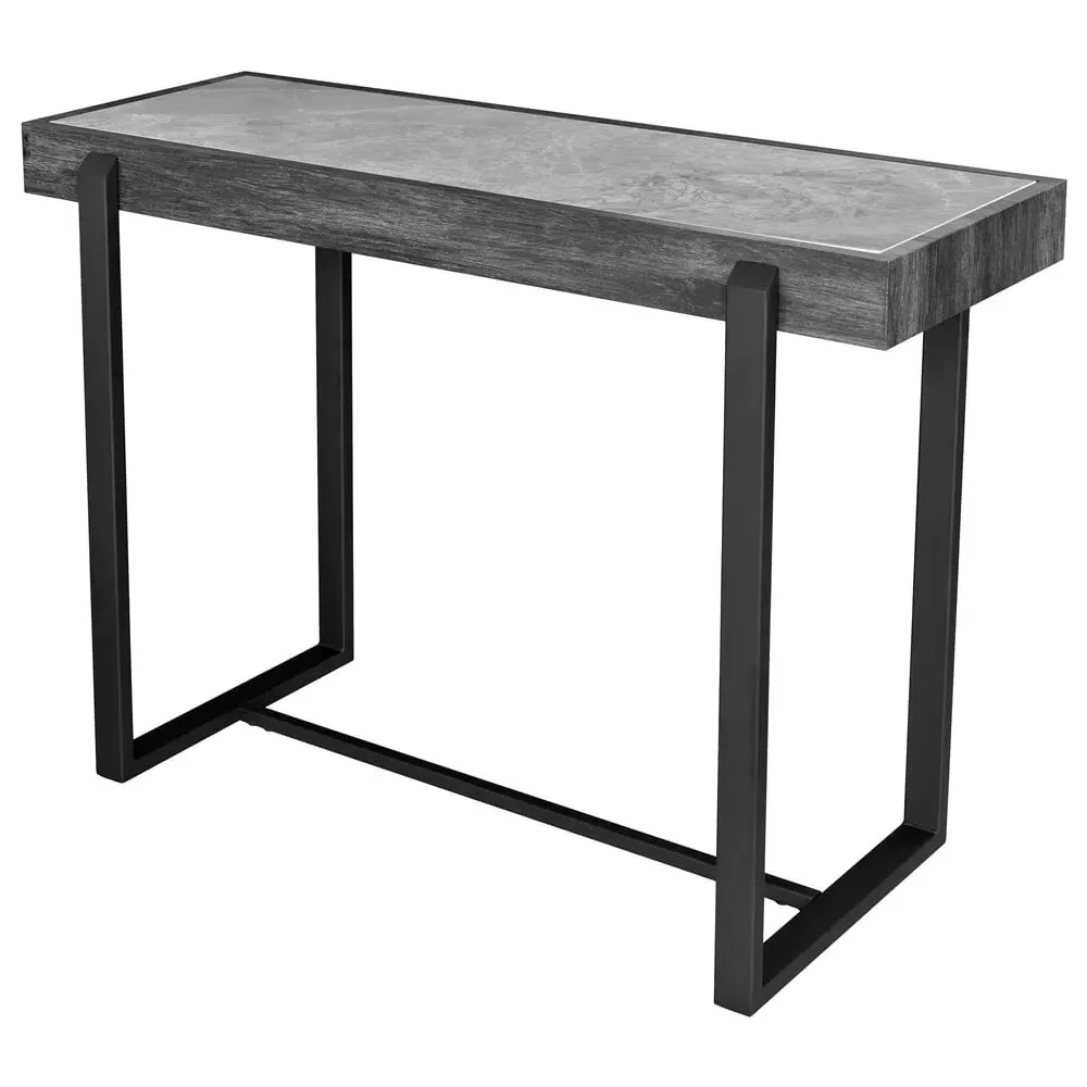 Norton Console Table - Grey, Sintered Stone