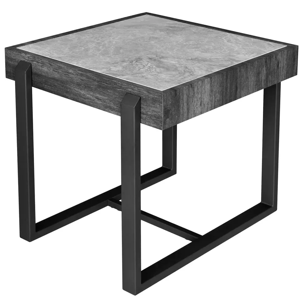 Norton Side Table - Grey, Sintered Stone image