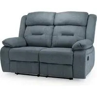 Norwich 2-Seater Recliner Sofa - Grey, Fabric
