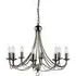 Nova Maypole 8 Light Ceiling Chandelier - Antique Brass
