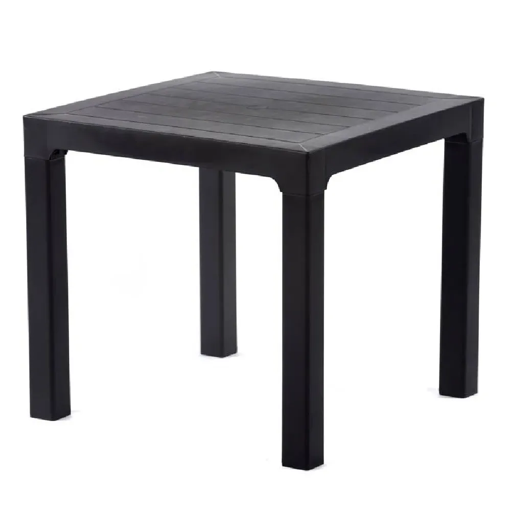 Novato Square Outdoor Dining Table - Anthracite, Polypropylene image