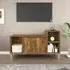 Novato TV Stand with 2 Doors - Smoked Oak, Engineered Wood