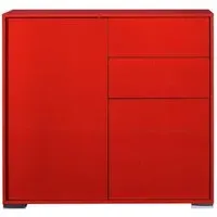 Novi 2 Door Sideboard with 2 Drawers - Red