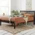 Novo King Size Bed Frame - Black, Wood