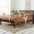 Novo Single Bed Frame - Black, Wood