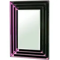 Nthrow Rectangular Wall Mirror - Purple