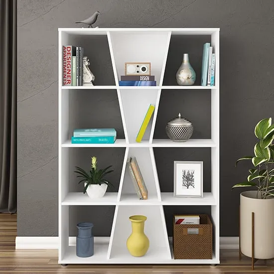 Nuneaton Medium Bookcase - White