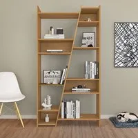 Nuneaton Tall Bookcase - Oak Effect