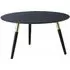 Nusakan Round Coffee Table - Black, Oak