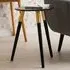 Nusakan Round Side Table - Black, Oak