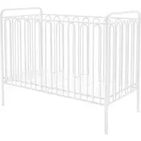 Nutkin Cot Bed - White, Metal