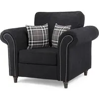 Oakley 1-Seater Sofa - Charcoal, Fabric
