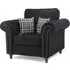 Oakley 1-Seater Sofa - Charcoal, Fabric