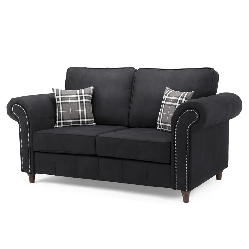 Oakley 2-Seater Sofa - Charcoal, Fabric