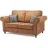 Oakley 2-Seater Sofa - Tan, Faux Leather