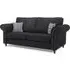 Oakley 3-Seater Sofa - Charcoal, Fabric