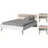Oakley Bedroom Furniture Set with Double Bed - Oak White