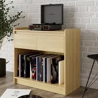 Oami Office Cabinet with 2 Drawers - Oak