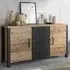 Oaxaca Small Sideboard with 2 Doors 3 Drawers - Appenzeller Oak